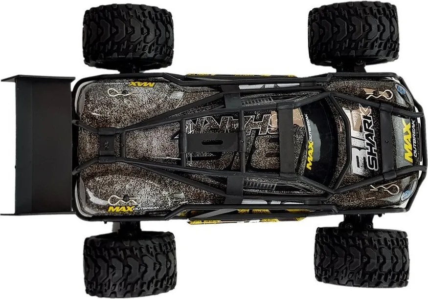 LEAN Toys Diaľkovo ovládané terénne auto hnedo-žlté 2.4G 1:18 35 km/h