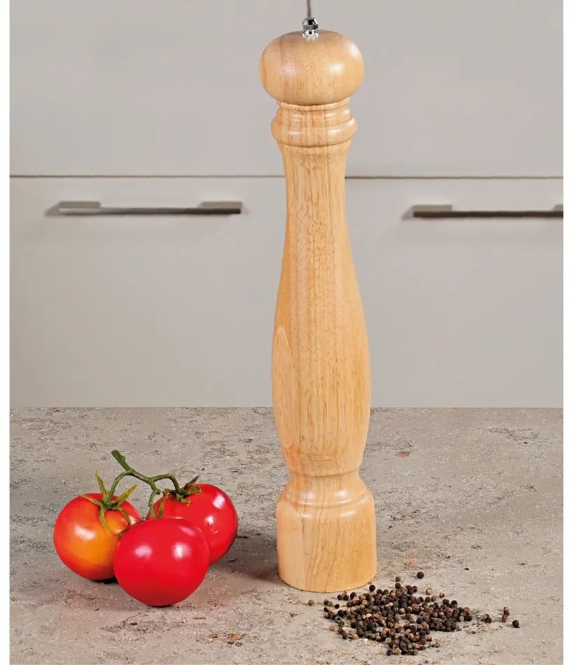 Kesper 13664 Mlynček na korenie kaučuk, prírodný, v. 40 cm
