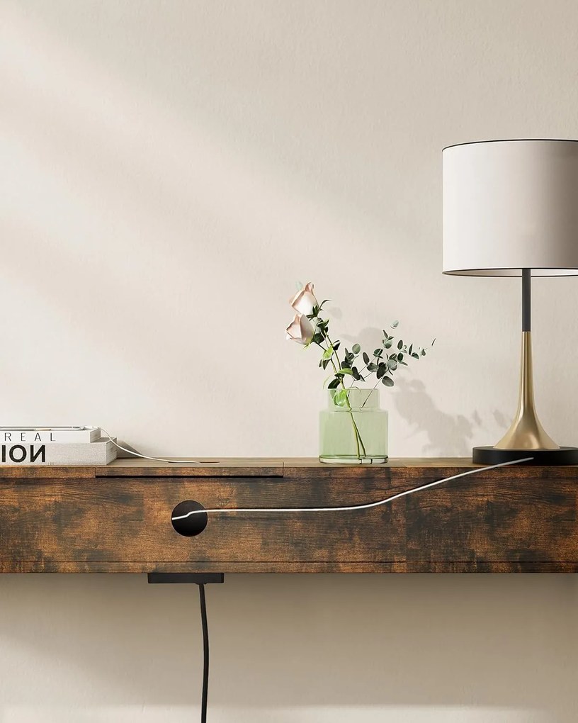 Konzolový stolík VASAGLE vstupná hala hnedý