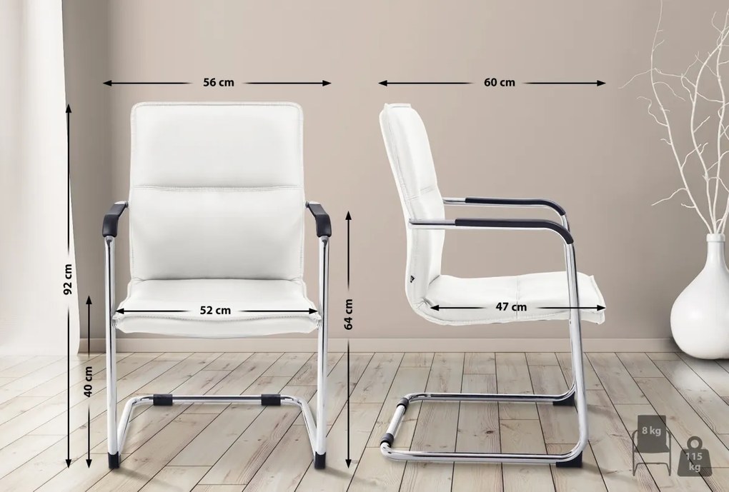 Stolička Seattle - Biela