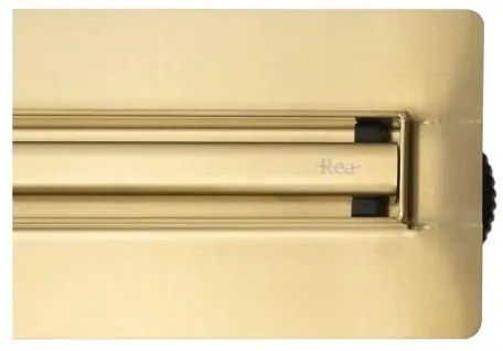 REA-G2714 - Odtokový žľab NEOX SLIM 70 cm nerezová oceľ/brúsené zlato