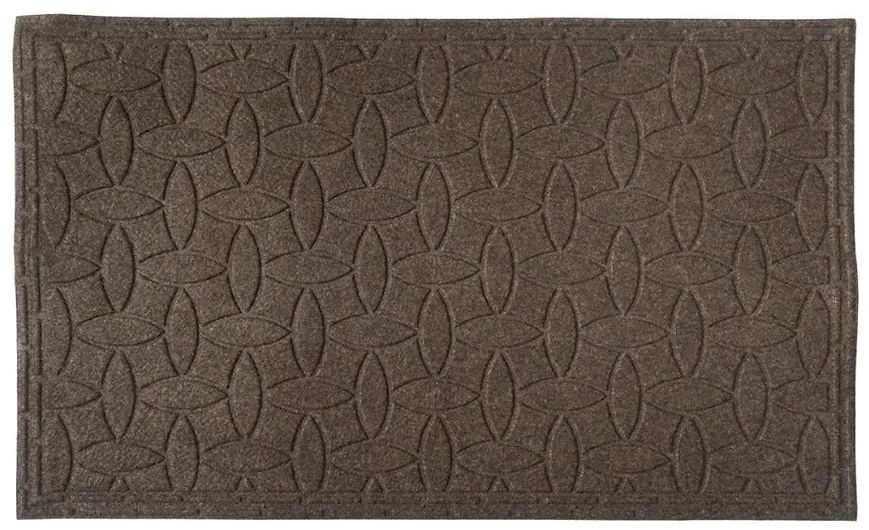 Rohožka  textile 45x70 hnedý prúžok