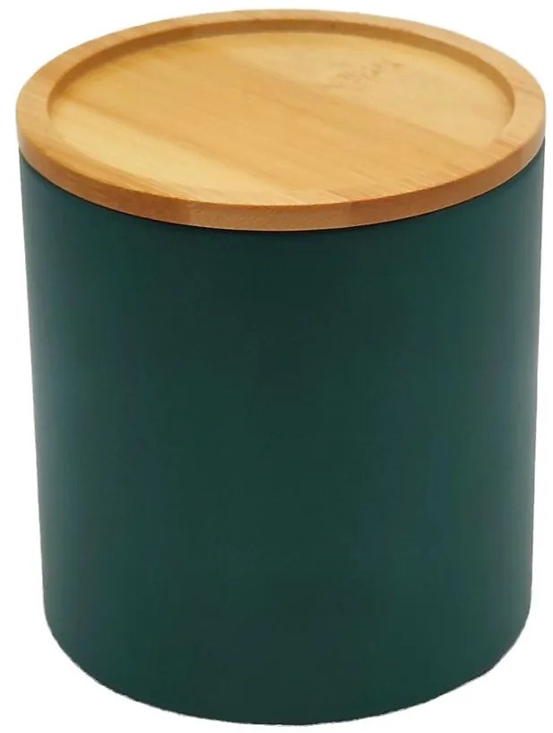 Kontajner s bambusovým vekom FTC700-B dark green ø11x12,2 cm