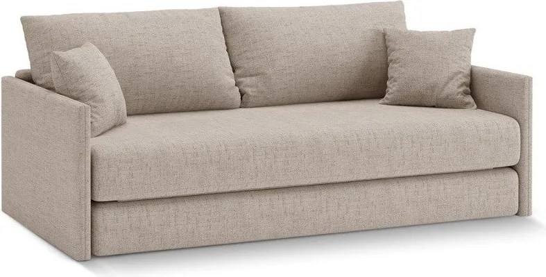 Svetlohnedá ženilková rozkladacia pohovka 209 cm Shannon – Cosmopolitan Design