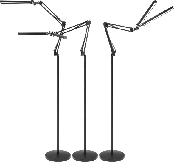 BRILAGI - LED stmievateľná flexibilná stojacia lampa VARIO LED/14W/5V 157 cm čierna