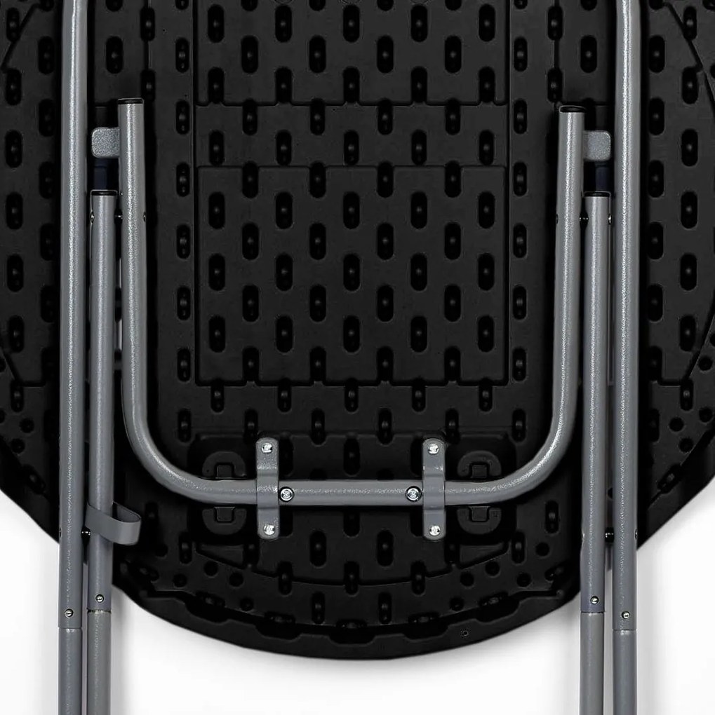 Koktejlový stolík GALA 80 cm čierny