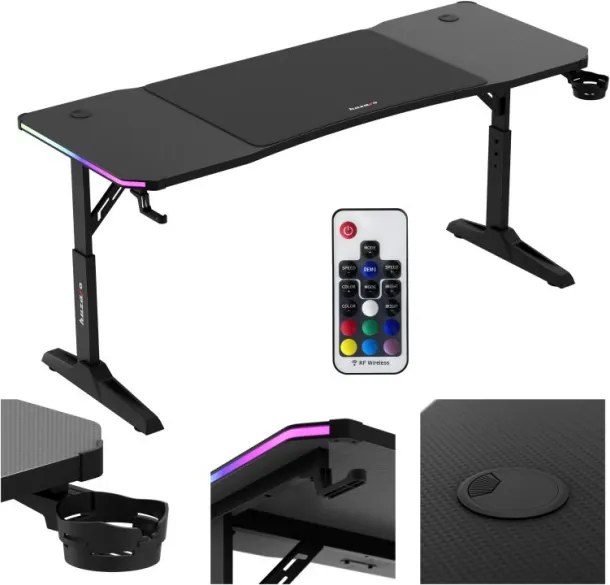 Herný stôl Hero 4.6 RGB Black