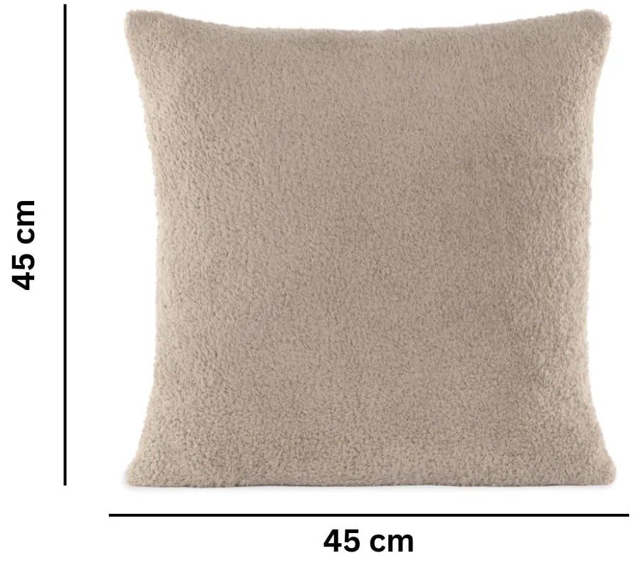 Dekoračný vankúš z mikroplyšu 45x45 cm Cocoon – Tiseco Home Studio