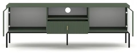 Televízny stolík SUE zelený/čierny