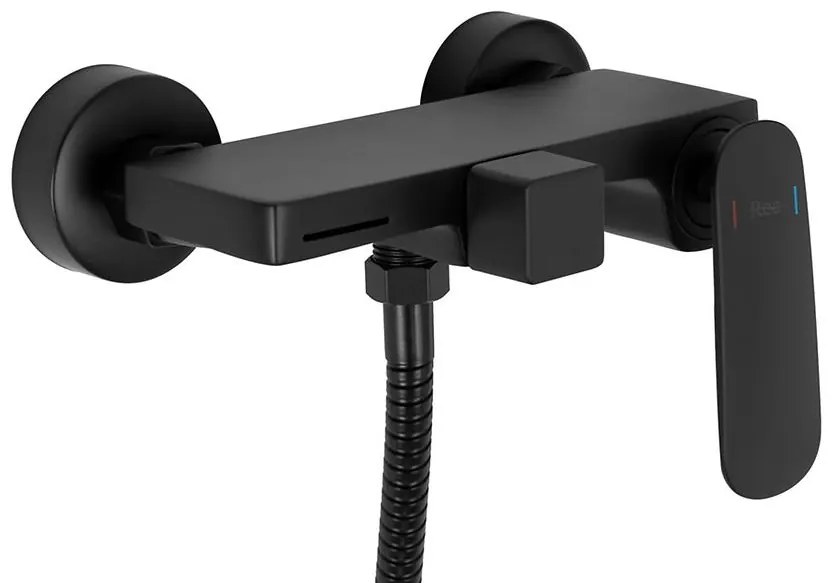 Vaňová batéria s vaňovou sadou Rea Berg čierna