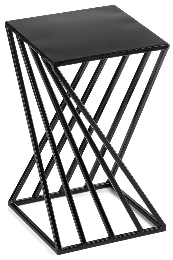 STOJAN NA KVETINÁČ BEAM 40X24X24 CM ČIERNA