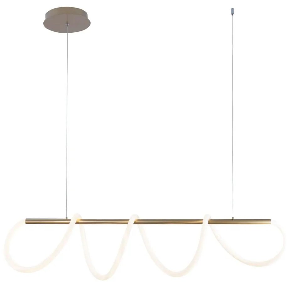 Zuma Line 20006PM-GD - LED Luster na lanku BALBO LED/45W/230V 3000/4000/6000K