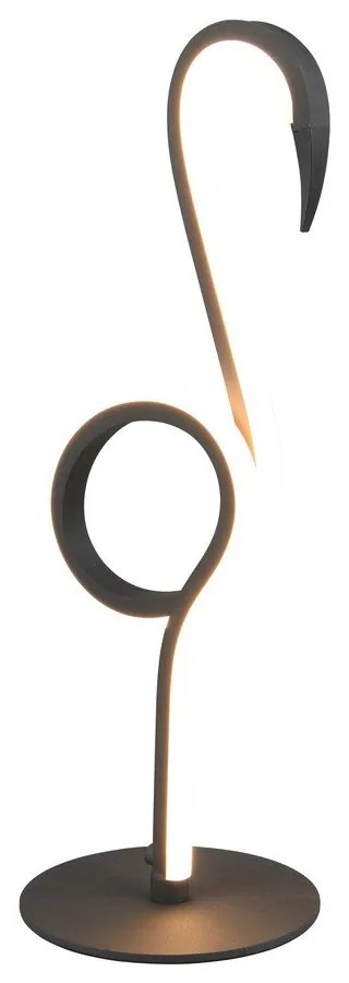 Čierna LED stolová lampa (výška 35 cm) Ingo – Trio