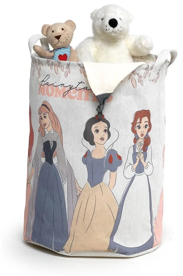 Detský textilný úložný kôš Domopak Disney Princess, výška 45 cm