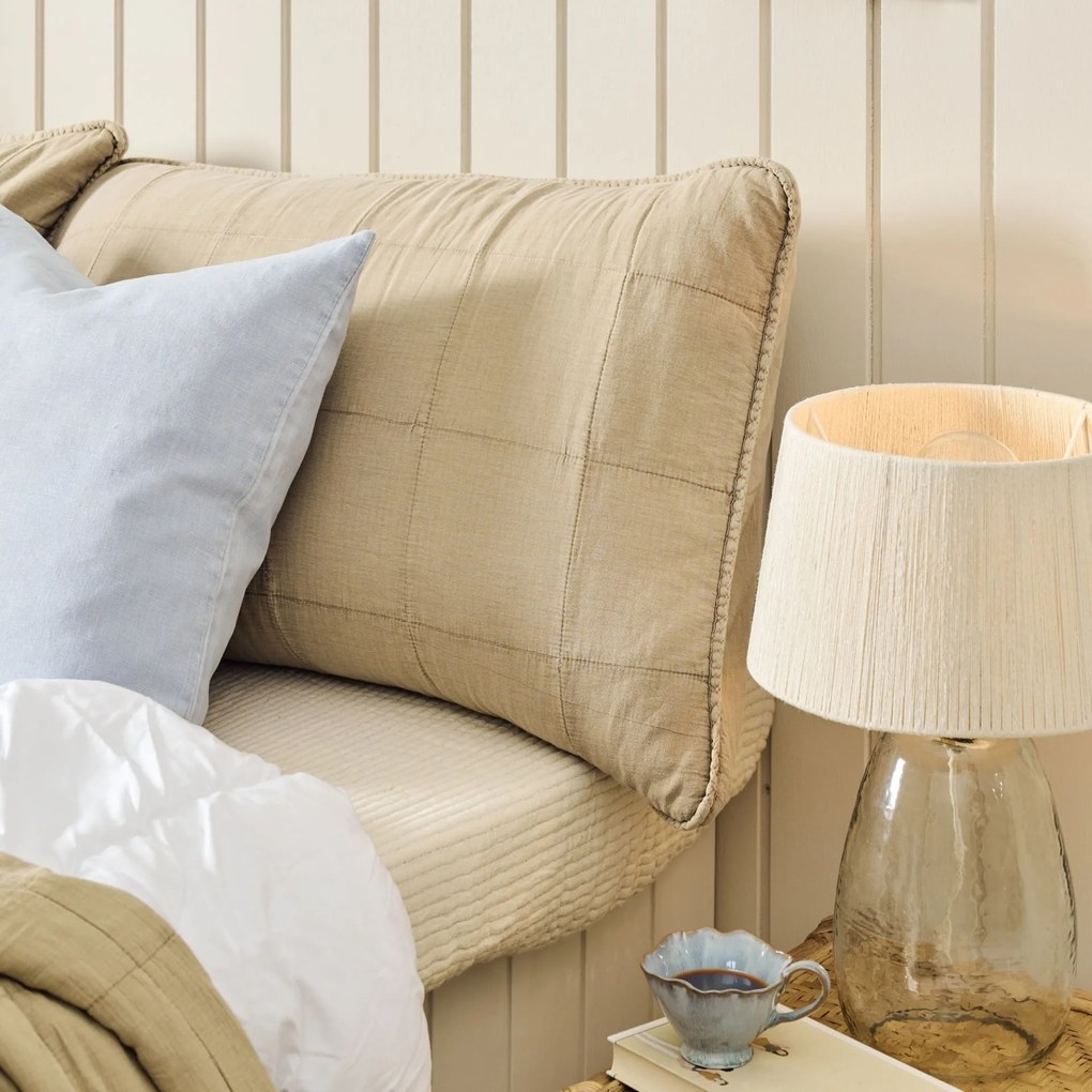 Ib Laursen Prešívaná obliečka na vankúš Fog 50 × 90 cm