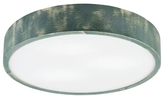 Brilagi - Stropné svietidlo PINO 3xE27/15W/230V borovica/zelená pr. 47,5 cm