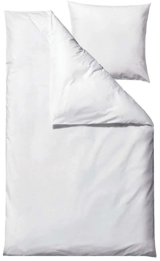 Biele obliečky z bio bavlny 200x140 cm Wave Optical - Södahl