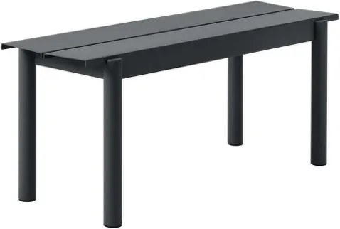 Muuto Lavica Linear Steel Bench 110 cm, black