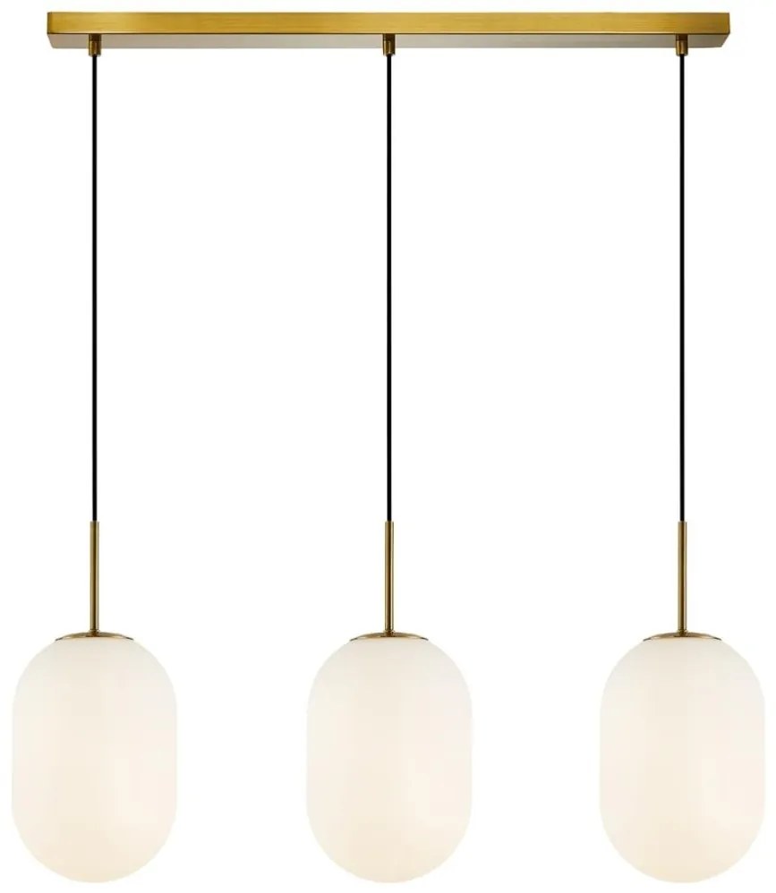 Luster na lanku ALIAS 3xE14/40W/230V zlatá
