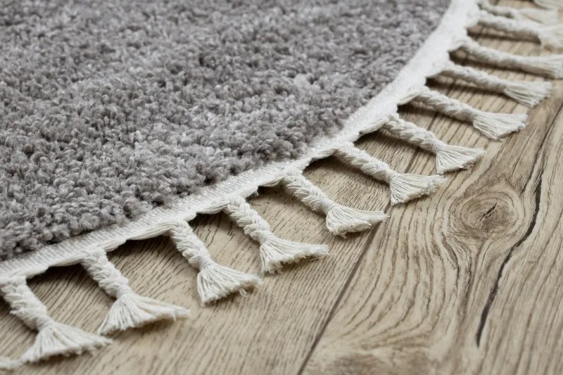 Kusový koberec Berber 9000 brown kruh, 120x120 (priemer) kruh, hnedá, kancelária, Dywany Łuszczów