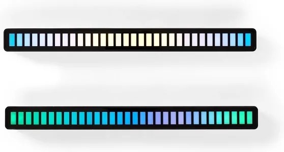 SADA 2x Nedis GALDP110BK - LED RGB Nabíjacia stolná lampa LED/250 mAh