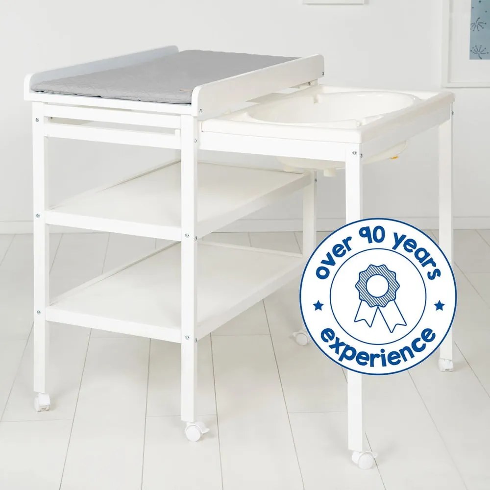 Biely prebaľovací pult Style grau – Roba