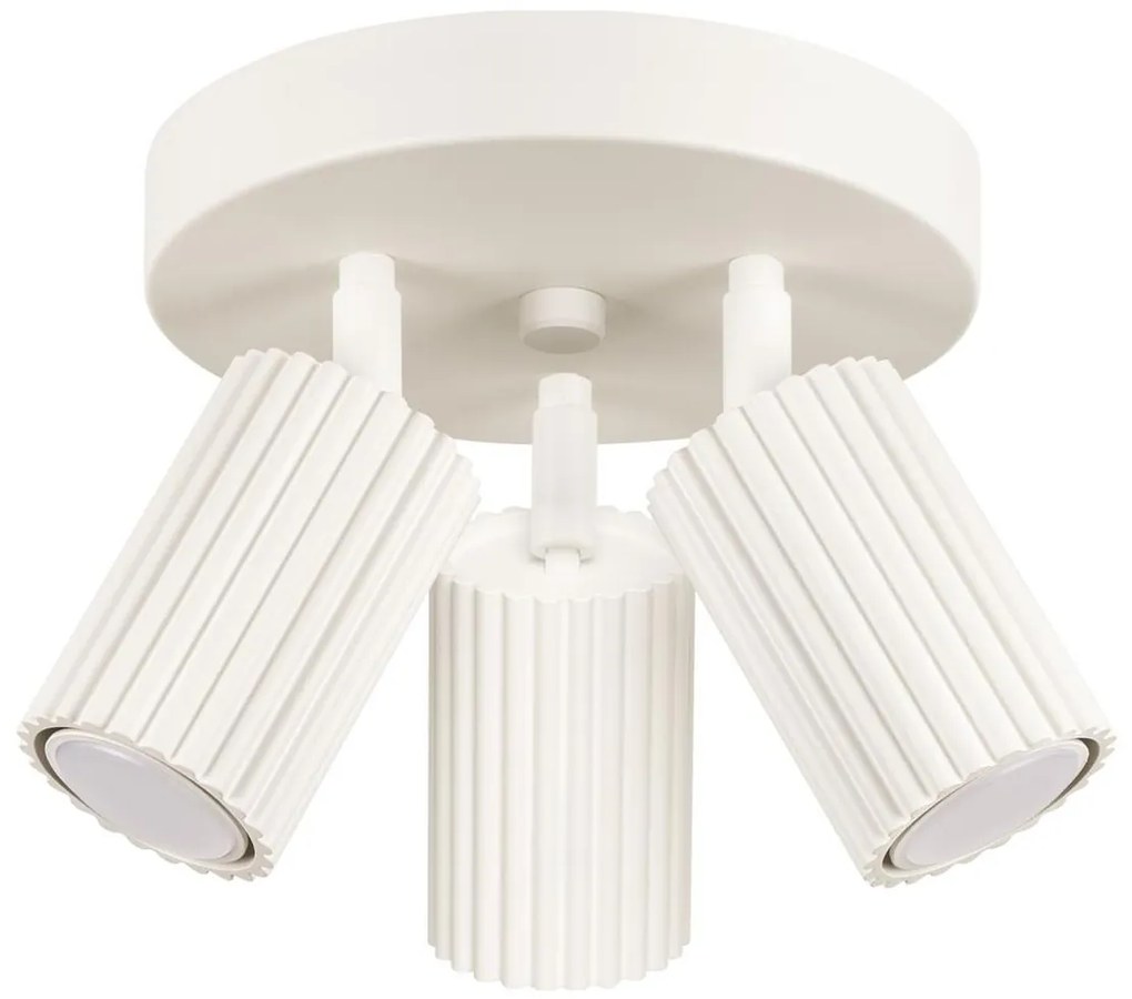 Sollux SL.1601 - Bodové svietidlo KARBON 3xGU10/10W/230V krémová