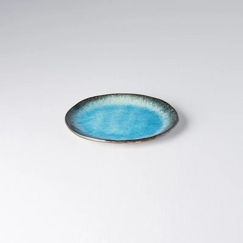 MADE IN JAPAN Oválny tanier Sky Blue 18 × 14,5 cm 18 × 14,5 cm