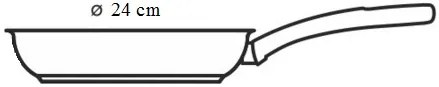 LAMART LT1063 IRON Panvica liatinová, 24 cm, čierna