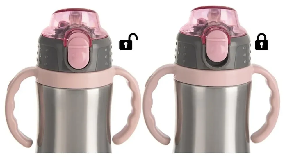Svetloružová antikoro detská fľaša 330 ml - Orion