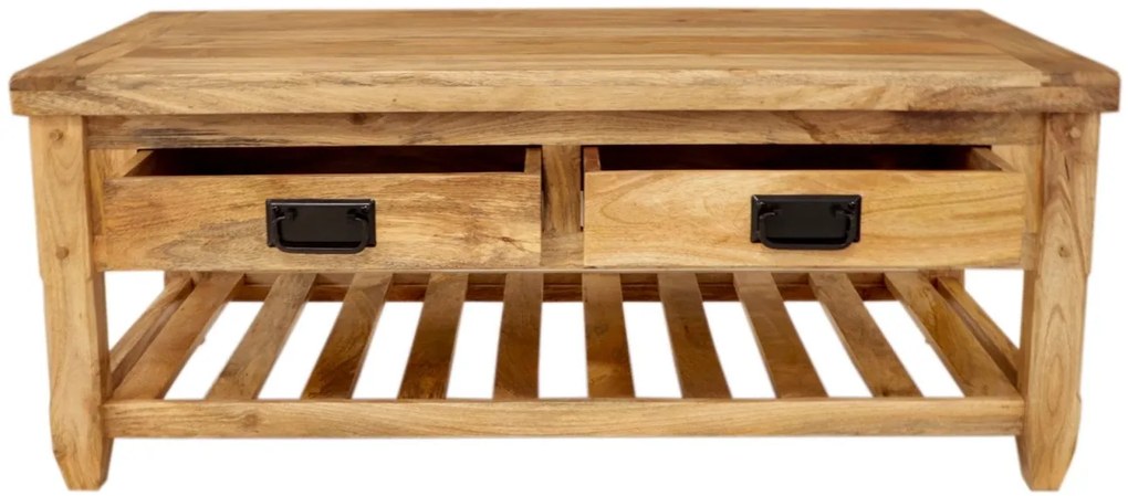 furniture-nabytek.cz - Masív konferenčný stolík z dreva mango 110x60x45