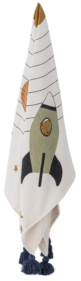Biela detská deka 130x160 cm Space – Bloomingville Mini