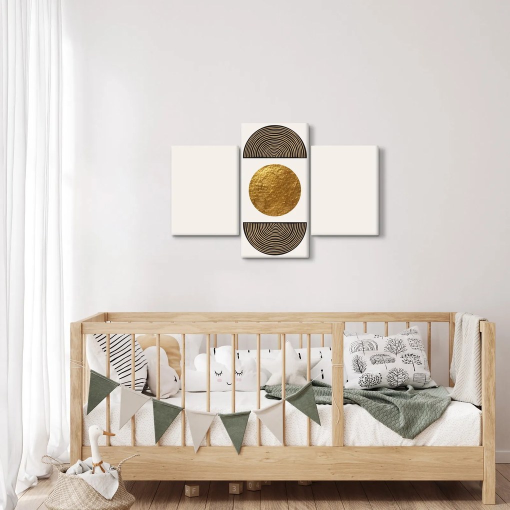Obraz - Zlatý ornament N⁰1 (90x60 cm)