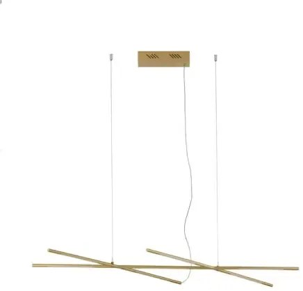 LED luster Raccio 115 zlaté