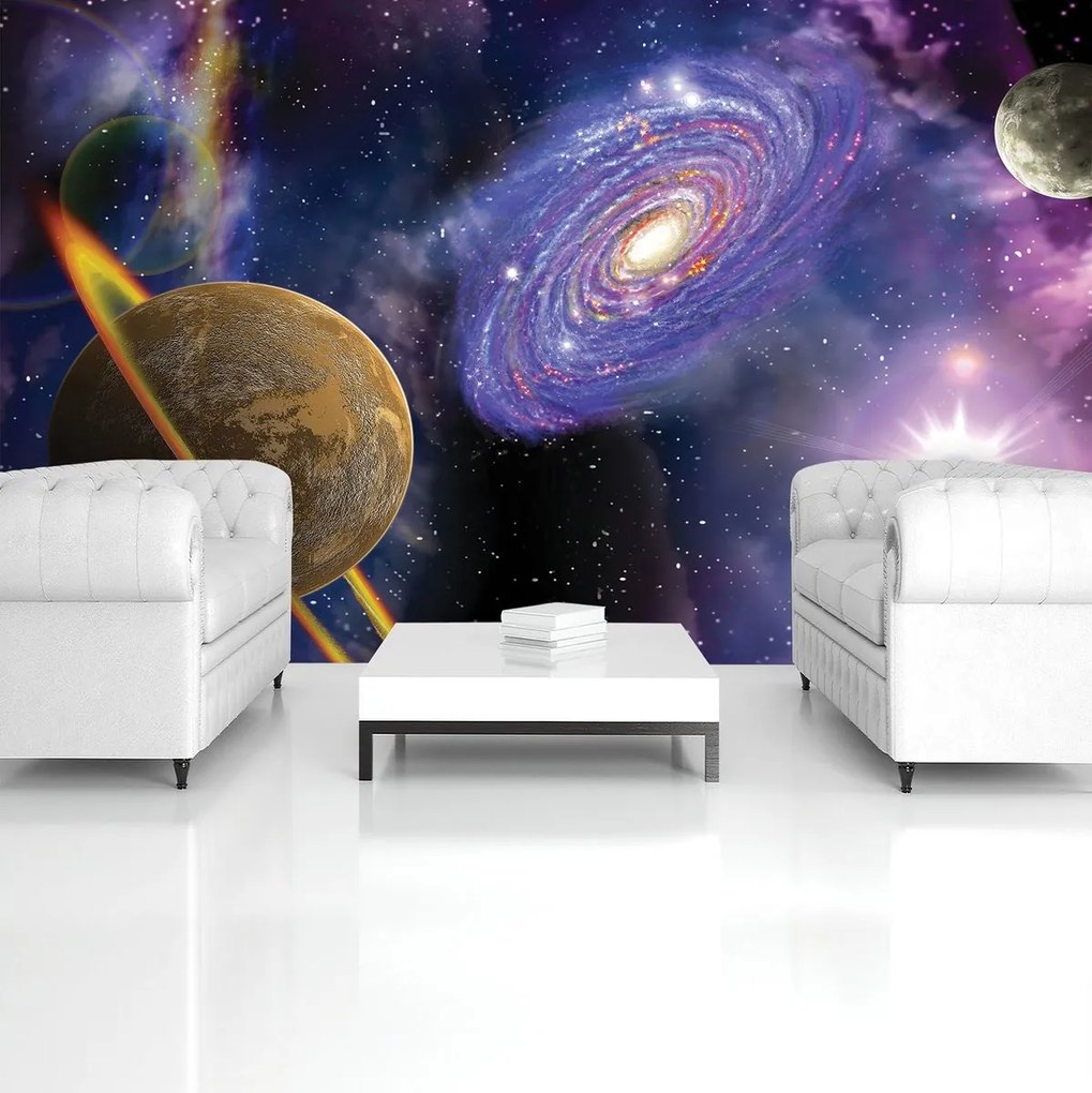 Fototapeta - Kozmické planéty (152,5x104 cm)
