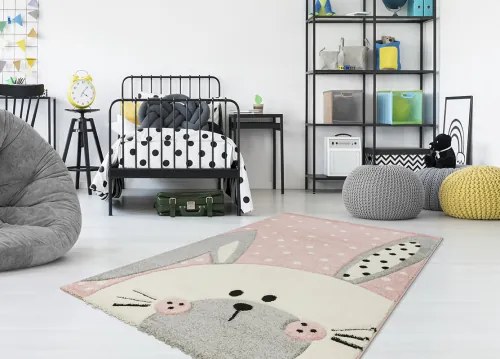 Koberce Breno Kusový koberec AMIGO 324/pink, ružová, viacfarebná,80 x 150 cm