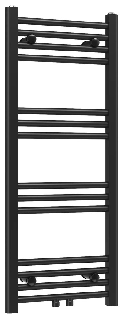 Gamma Erga Simple, vykurovacie teleso 1000x300 mm, 274 W, čierna, ERG-LAV-SIMP-10030-BK