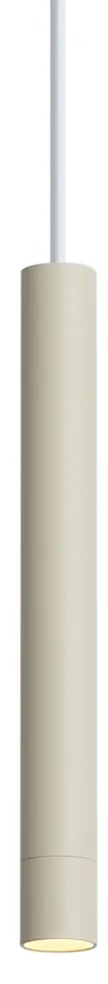 Moderné závesné svietidlo béžové s bielou farbou pre 1-fázový koľajnicový systém - Iconic Frini