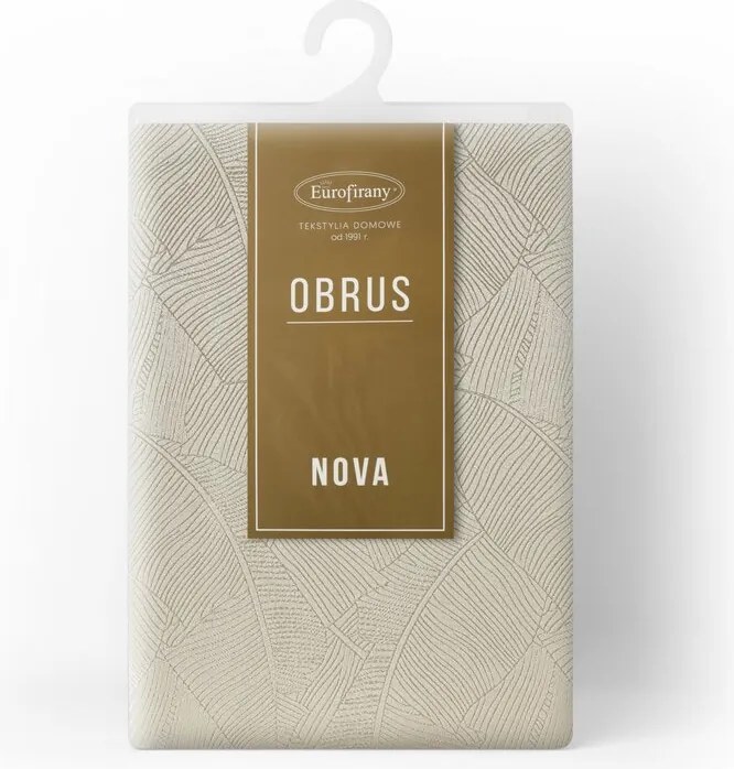 OBRUS ISLA 140 X 260 CM KRÉMOVÝ