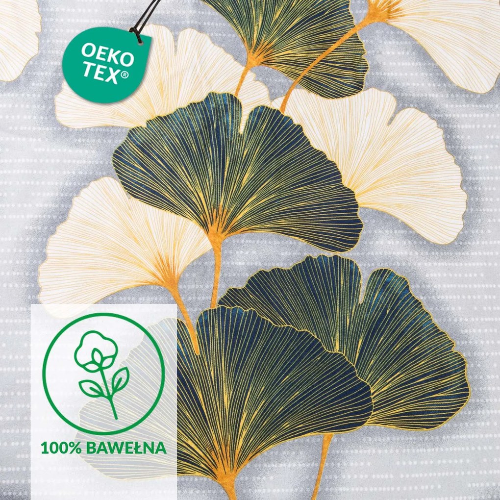 FLANELOVÉ OBLIEČKY FLANELOVE 200X220 CM, 2KS 70X80 CM LISTY