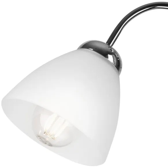 Prisadený luster MIRANDA 3xE27/60W/230V lesklý chróm