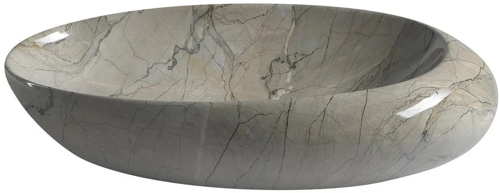 Sapho, DALMA keramické umývadlo 68x16,5x44 cm, grigio, MM313