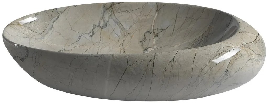 Sapho Sapho, DALMA keramické umývadlo 68x16,5x44 cm, grigio, MM313