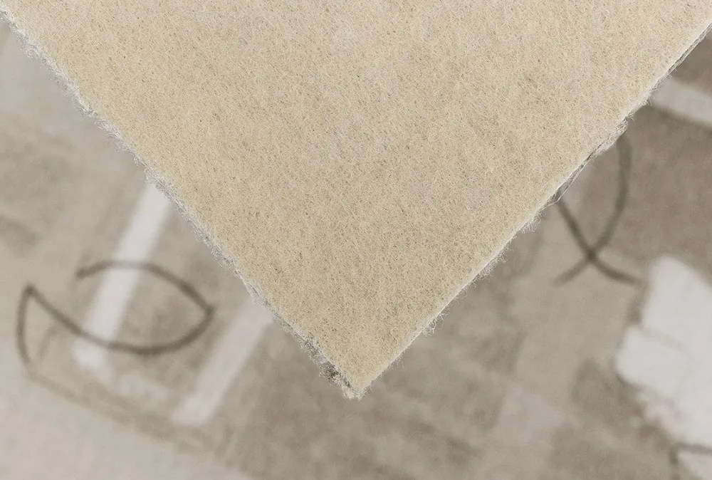 Metrážny koberec Libra 39, na mieru, šíře 4m,5m, béžová, filc, chodba / predsieň, AladinWorld Expres