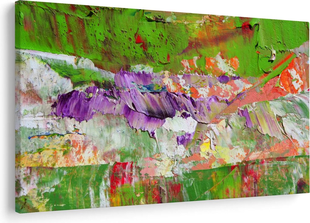 Obraz abstrakcie - maľba (90x60 cm)