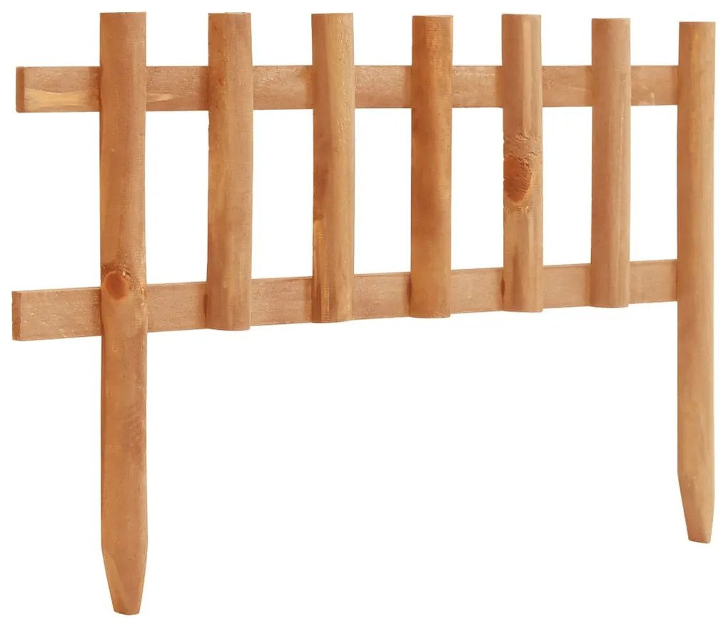 Obruba trávnika 10 ks jedľové drevo 4,4 m