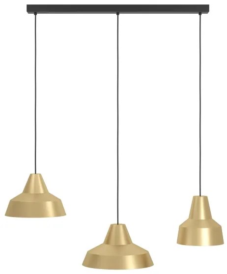 Eglo 390016 - Luster na lanku SAVARNA 3xE27/40W/230V zlatá