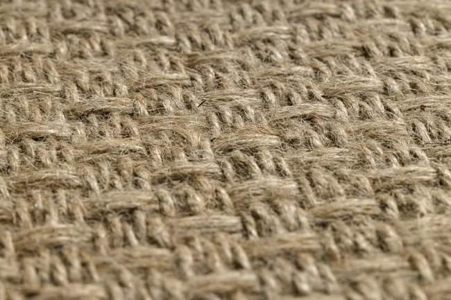 Koberec JUTE 3731 so strapcami, tmavobéžový