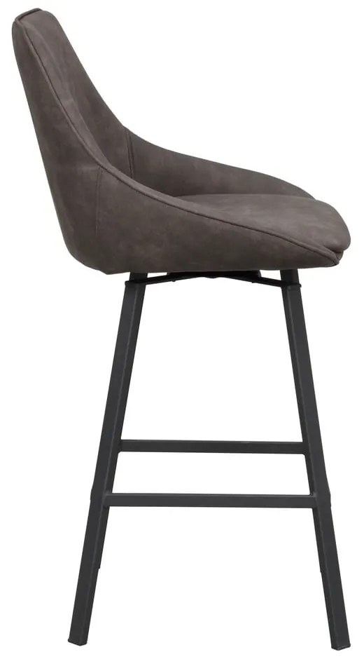 Sivé barové stoličky v súprave 2 ks (výška sedadla 65 cm) Alison – Rowico