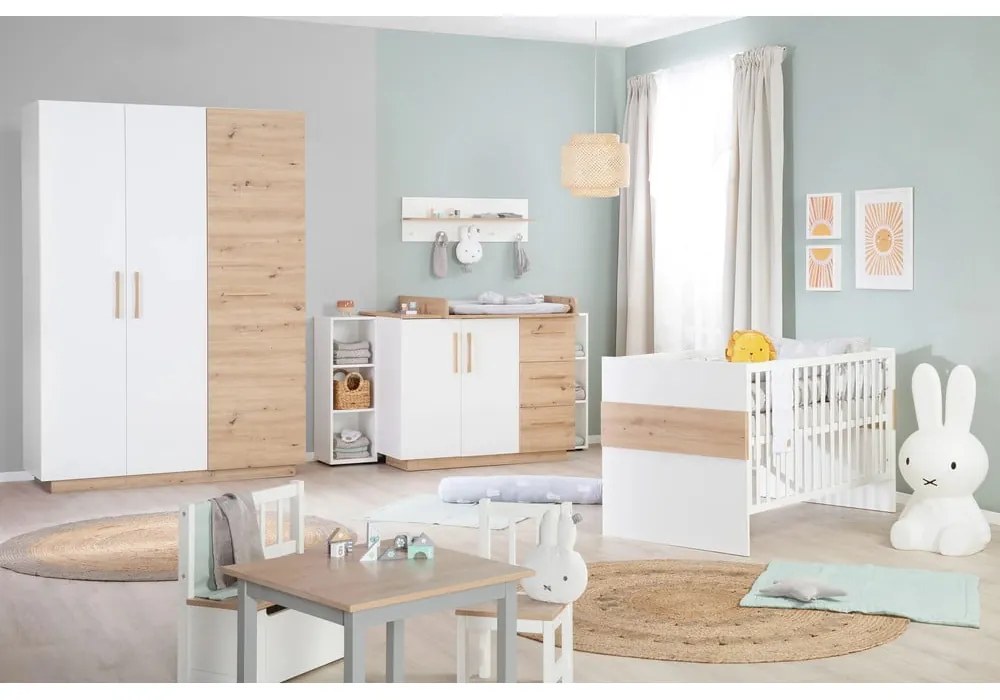 Postieľka v bielo-prírodnej farbe 70x140 cm Lion – Roba